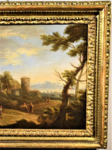Paysage arcadien avec Nativitè